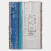 Beach Collectie Aangepaste naam Deken (Voorkant Verticaal)