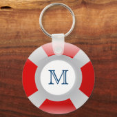 Beach Collectie: Lifesaver Monogram Sleutelhanger (Voorkant)