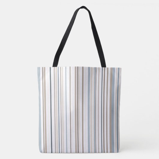 Beach Color stripes Canvas tas (Voorkant)