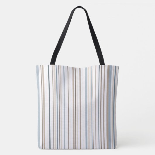 Beach Color stripes Canvas tas (Achterkant)