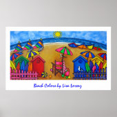 Beach Colors Painting Print (Voorkant)