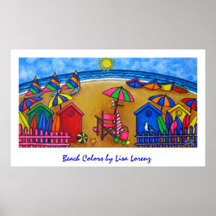 Beach Colors Painting Print