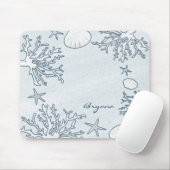 Beach Coral Reef Zee Shell & Starfish Muismat (Met muis)