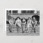 Beach Costume Contest, 1921 Briefkaart (Voorkant / Achterkant)