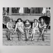 Beach Costume Contest, 1921.  foto Poster (Voorkant)