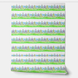 Beach Cottage Bright Behang