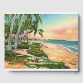 Beach Cottage House Gastenboek (Achterkant)