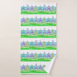 Beach Cottage lichte badhanddoek