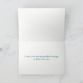 Beach Cottage Pastel Waterverf Bedankkaart (Binnen)