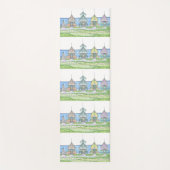 Beach Cottage Pastelyoga mat (Voorkant)