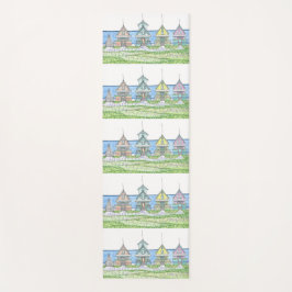 Beach Cottage Pastelyoga mat