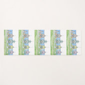 Beach Cottage Pastelyoga mat (Voorkant (horizontaal))