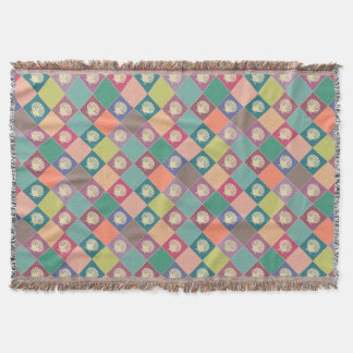 Beach Cottage Seashell Pattern Deken