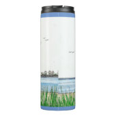 Beach Cottage Thermal Tumbler Thermosbeker (Achterkant)