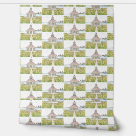 Beach Cottage Yellow Behang