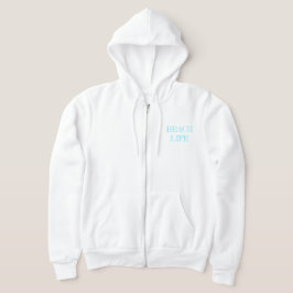 Beach Cottage Zippered Hoodie