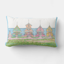 Beach Cottages Peachy Lumbar Kussen