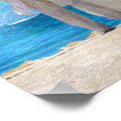 Beach Couple Wedding Digital Art Poster (Hoek)