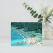 Beach Cove in Waikiki in Oahu Briefkaart (Staand voorkant)