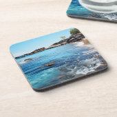 Beach Cove Schilderen Drank Coaster Bier Onderzetter (Linkerzijde)