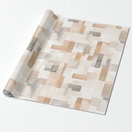 Beach Cream Rechthoeken Bruiloft Cadeaupapier