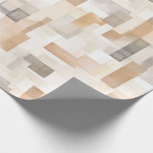 Beach Cream Rechthoeken Bruiloft Cadeaupapier (Hoek)