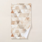 Beach Cream Triangles Bad Handdoek (Handdoek)