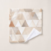 Beach Cream Triangles Bad Handdoek (Wasdoekje)