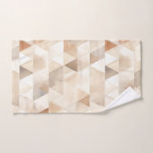 Beach Cream Triangles Bad Handdoek (Handdoek)