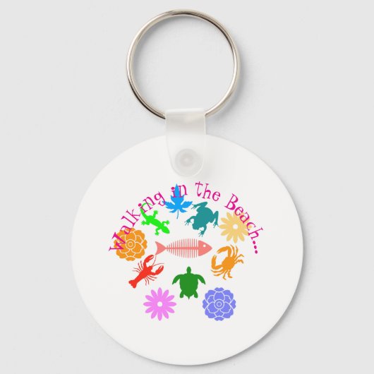 Beach Creatures Sleutelhanger (Voorkant)