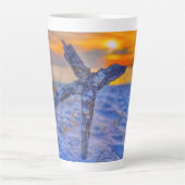 Beach cross koffie mok (Voorkant)
