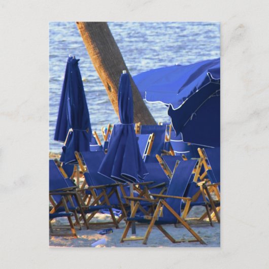 Beach Crowd door Leslie Peppers Briefkaart (Voorkant)