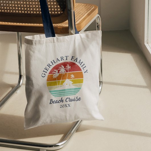 Beach Cruise Familie Vakantie Matching Tote Bag