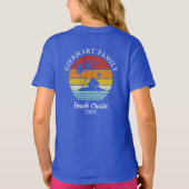 Beach Cruise Family Reunion Matching Personalised T-shirt (Achterkant)