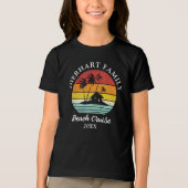 Beach Cruise Family Reunion Son Matching Tri-Blend Shirt (Voorkant)