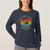 Beach Cruise Retro Family Reunion Mam Vacking T-shirt (Voorkant)