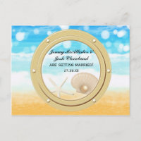 Beach Cruise Ship Port Verloving Sla de datum op