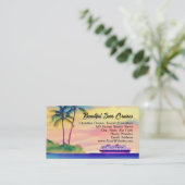 Beach Cruise Vakantie Reisagent Consultant Visitekaartje (Staand voorkant)