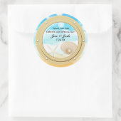 Beach Cruise Zee Port Hole Favor Stickers (Tas)