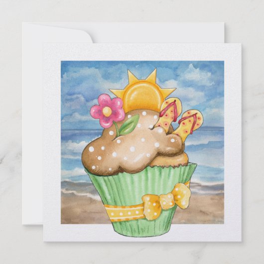 Beach Cupcake ! - SRF Kaart (Voorkant)