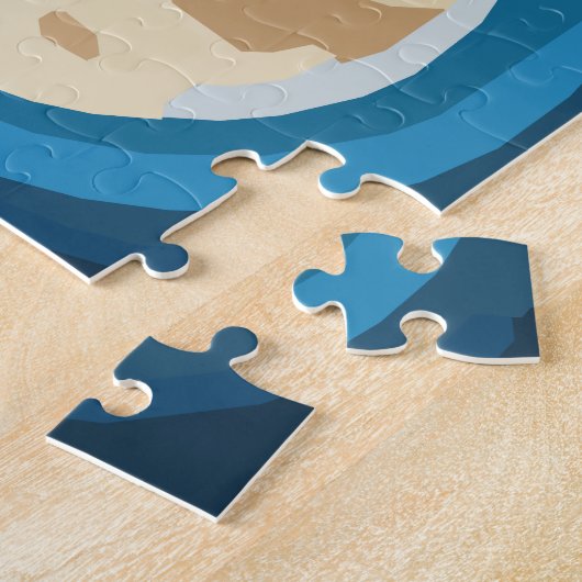 Beach Cutout Puzzel (Zijkant)