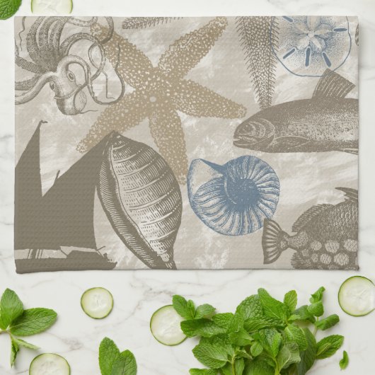 Beach Dag Theedoek (Gevouwen)