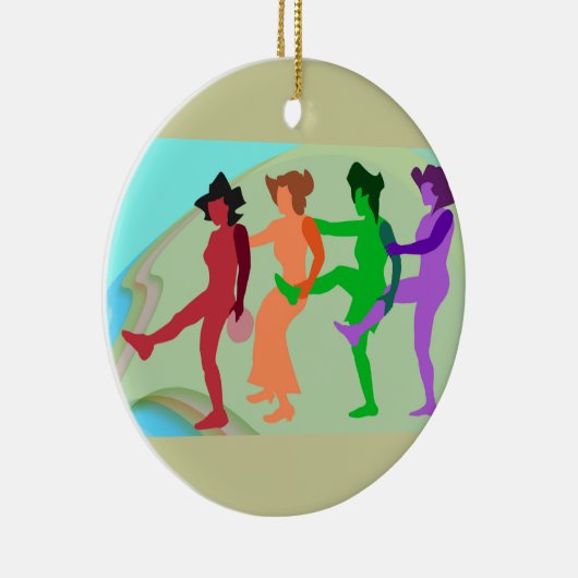 Beach Dance Ornament (Rechts)