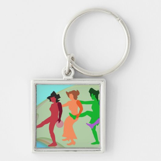Beach Dance Sleutelhanger (Voorkant)