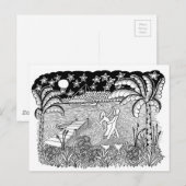 Beach Dancing Style Briefkaart (Voorkant / Achterkant)