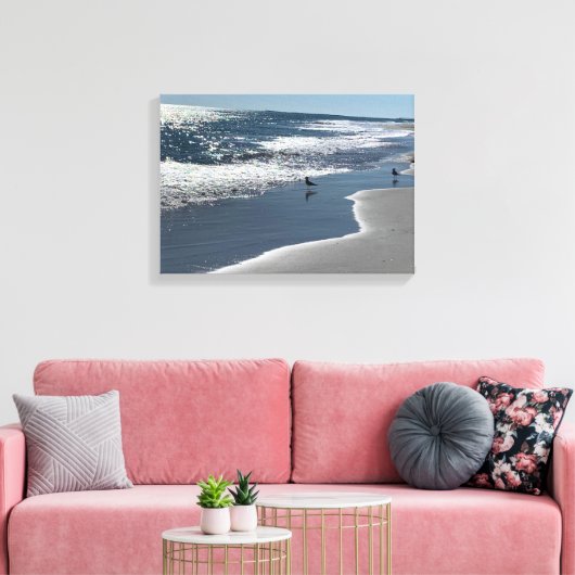 Beach Day Bliss Canvas Afdruk (Insitu (Woonkamer))