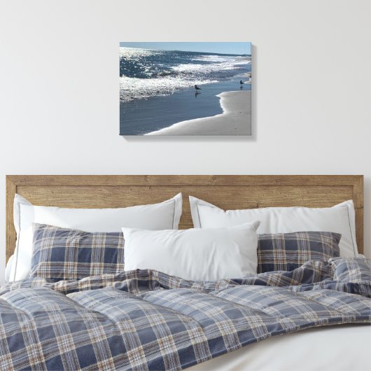 Beach Day Bliss Canvas Afdruk (Insitu (Slaapkamer))