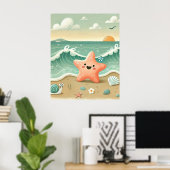 Beach Day Bliss Poster (Thuiskantoor)
