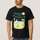 Beach Day Bliss Seaside  Pet Lover T-shirt (Voorkant)