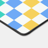 Beach day diagonal checkerboard pattern bureaumat (Hoek)